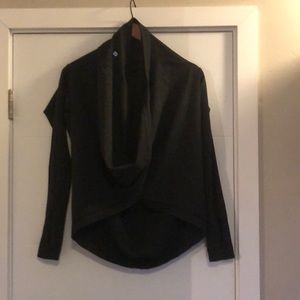 Lululemon shirt/wrap with thumb holes.